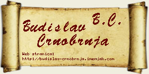 Budislav Crnobrnja vizit kartica